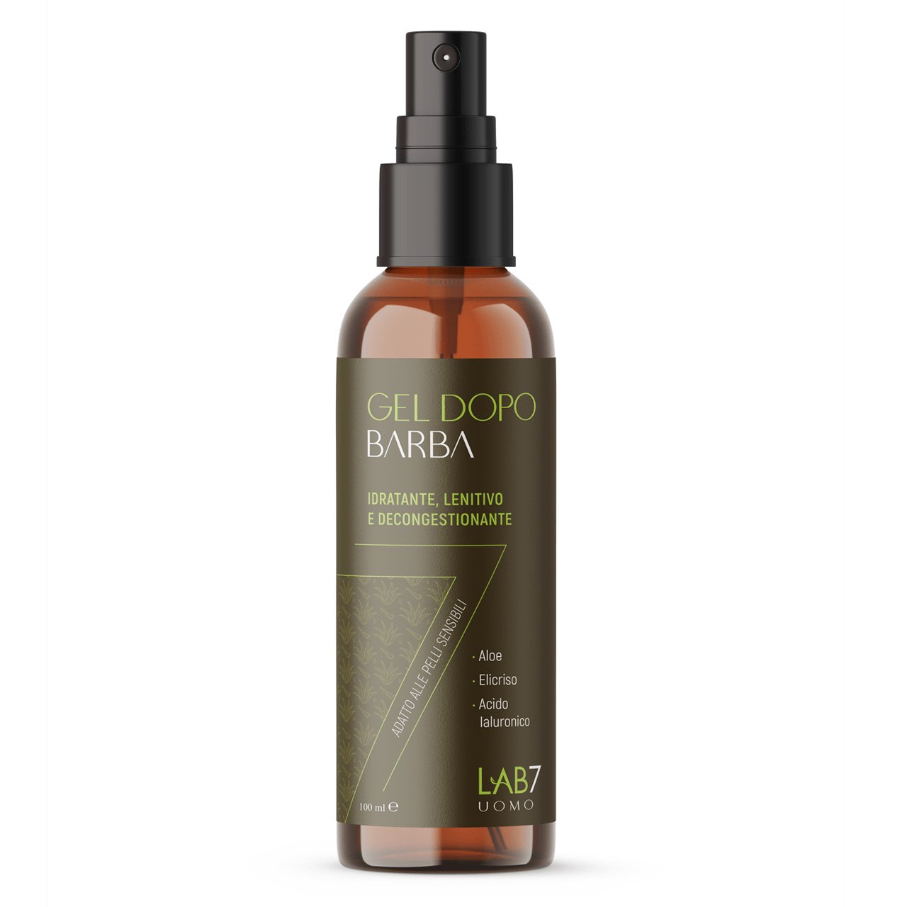 Gel Dopobarba all&#39;Aloe Vera - 100 ml - LAB7 LAB7